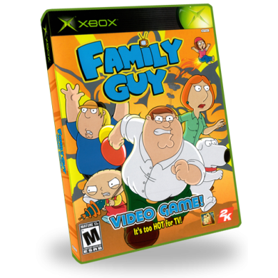 Family Guy Video Game3D Boxes Italic